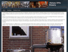 Tablet Screenshot of effinbrewery.co.uk